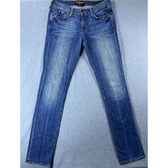 Lucky Brand Denim - Lucky Brand Jeans Women's 28 Blue Y2K Sweet N Straight Denim Cotton Stretch